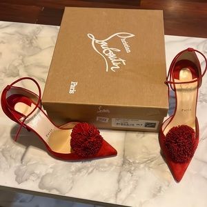 Christian Louboutin Tsarou Heels in Red